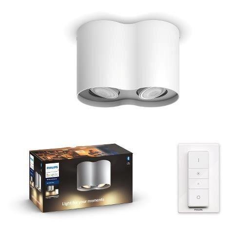 PH 8720169320178 Hue WA Pillar bodové LED svítidlo GU10 2x5W 350lm 2200-6500K IP20 bílá + ovladač - PHILIPS