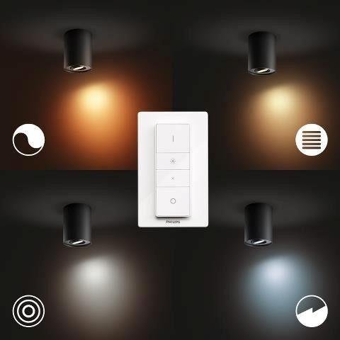 PH 8720169320239 Hue WA Pillar bodové LED svítidlo GU10 5W 350lm 2200-6500K IP20 černá + ovladač - PHILIPS (obrázek 4)