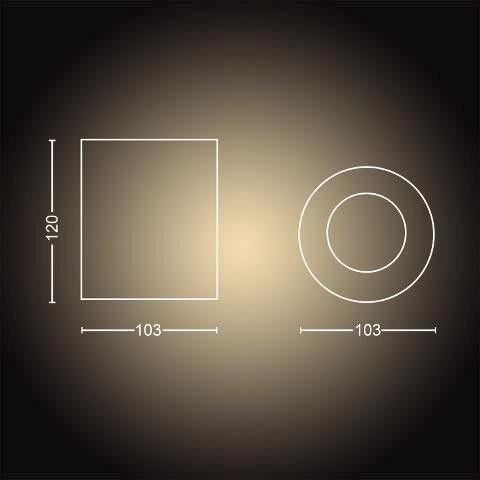 PH 8720169320239 Hue WA Pillar bodové LED svítidlo GU10 5W 350lm 2200-6500K IP20 černá + ovladač - PHILIPS (obrázek 8)