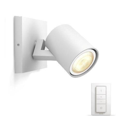 Levně PH 8720169320772 Hue WA Runner bodové LED svítidlo GU10 5W 350lm 2200-6500K IP20 bílá +ovladač - PHILIPS