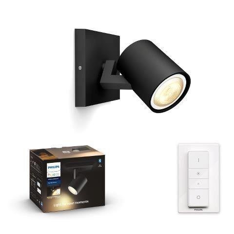 Levně PH 8720169320710 Hue WA Runner bodové LED svítidlo GU10 5W 350lm 2200-6500K IP20 černá +ovladač - PHILIPS