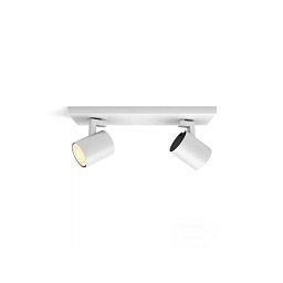 Obrázek pro produkt Hue WA Runner bodové LED svítidlo GU10 2x4,2W 400lm 2200-6500K IP20 bílá +ovladač - PHILIPS
