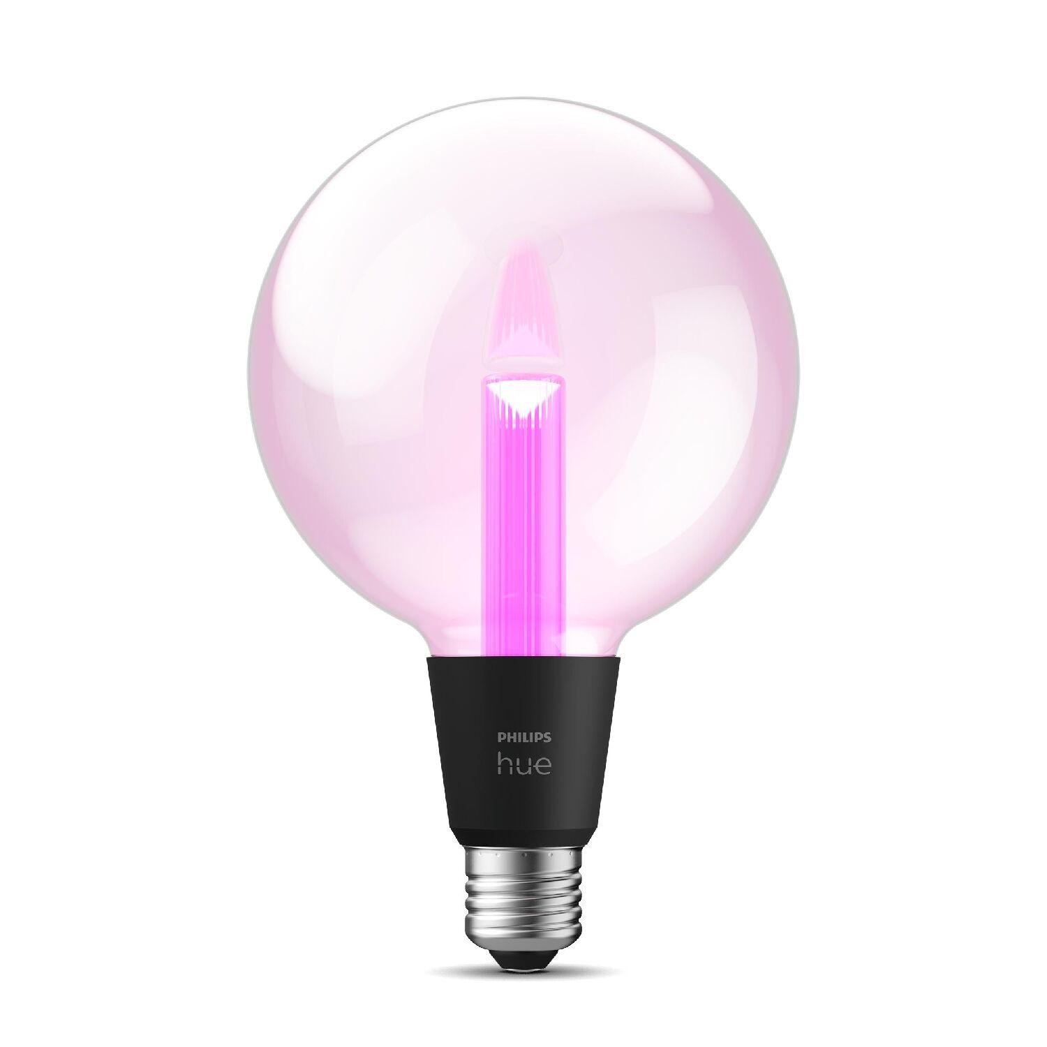 PH 8720169311954 Hue Lightguide LED žárovka E27 G125 6,8W 500lm 2000-6500K RGB CRI80 IP20, stmívatelná - PHILIPS