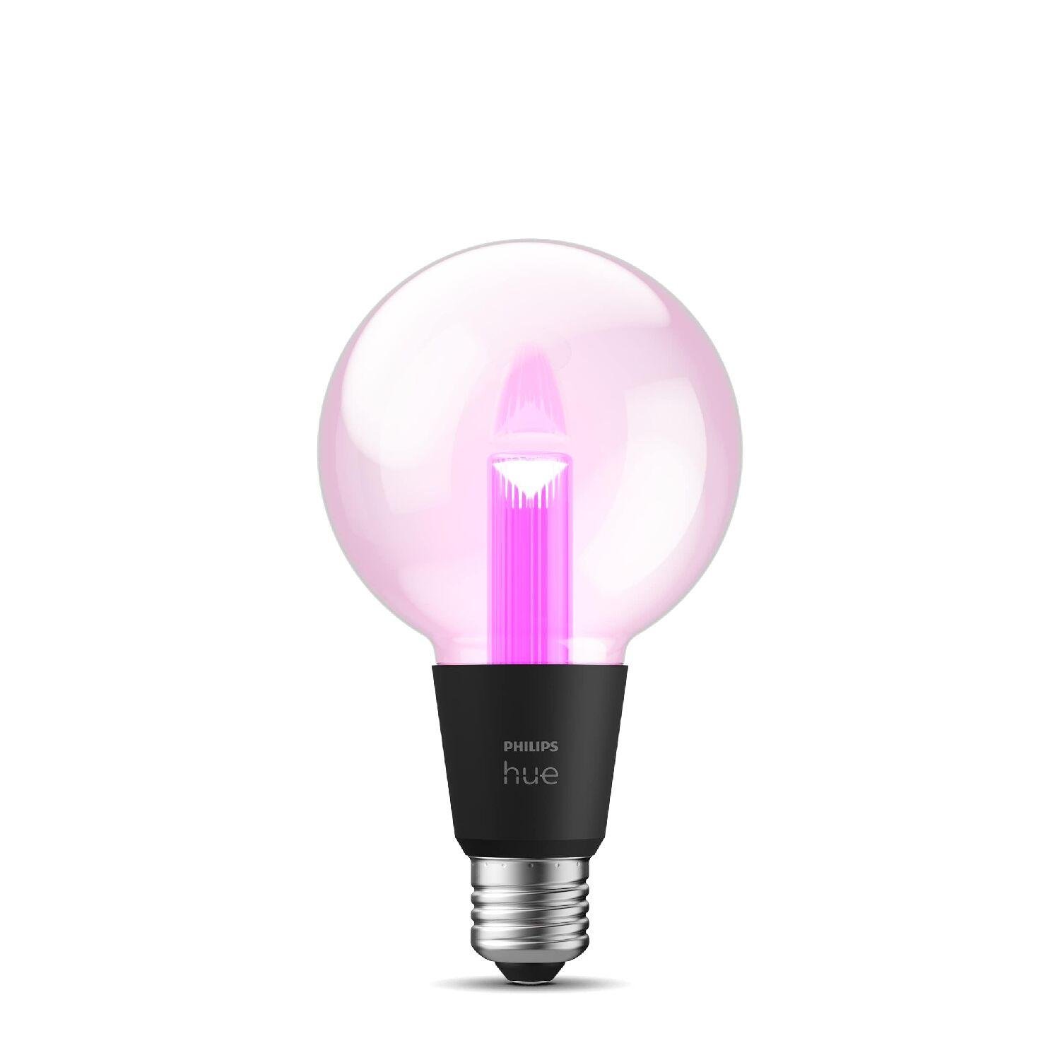 PH 8719514419155 Hue Lightguide LED žárovka E27 G95 6,8W 500lm 2000-6500K RGB CRI80 IP20, stmívatelná - PHILIPS