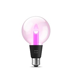 Obrázek pro produkt Hue Lightguide LED žárovka E27 G95 6,8W 500lm 2000-6500K RGB CRI80 IP20, stmívatelná - PHILIPS