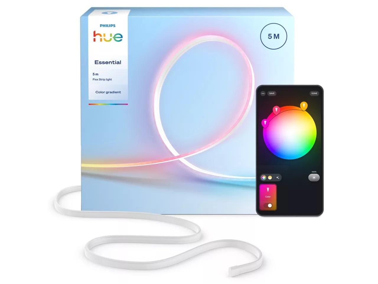 PH 8721103096586 Hue Essential Neon Flex světelný pás 5m EU 2200-6500K RGB - PHILIPS (obrázek 4)
