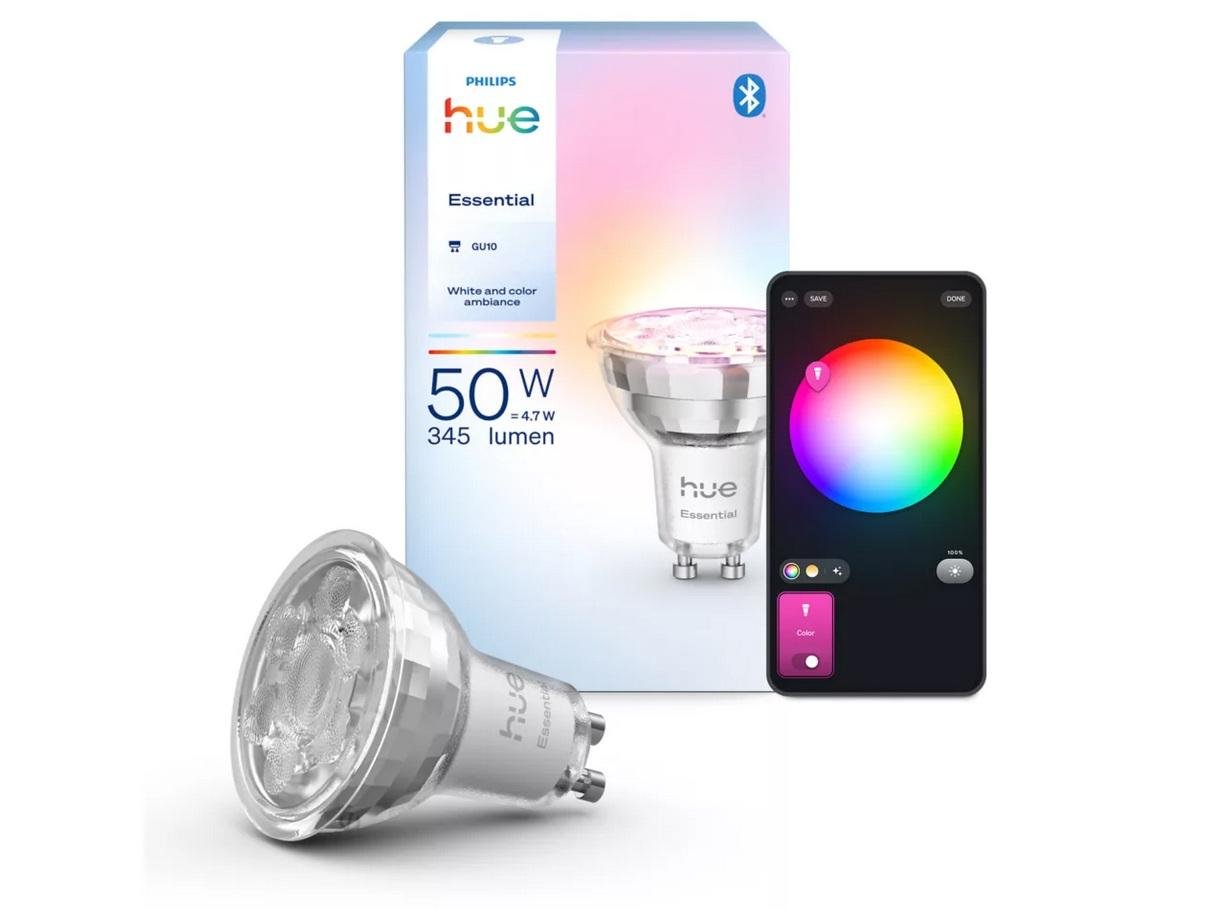 PH 8720169392427 Hue Essential WCA 345 žárovka 4,7W, 345lm, GU10 2200-6500K RGB - PHILIPS (obrázek 4)