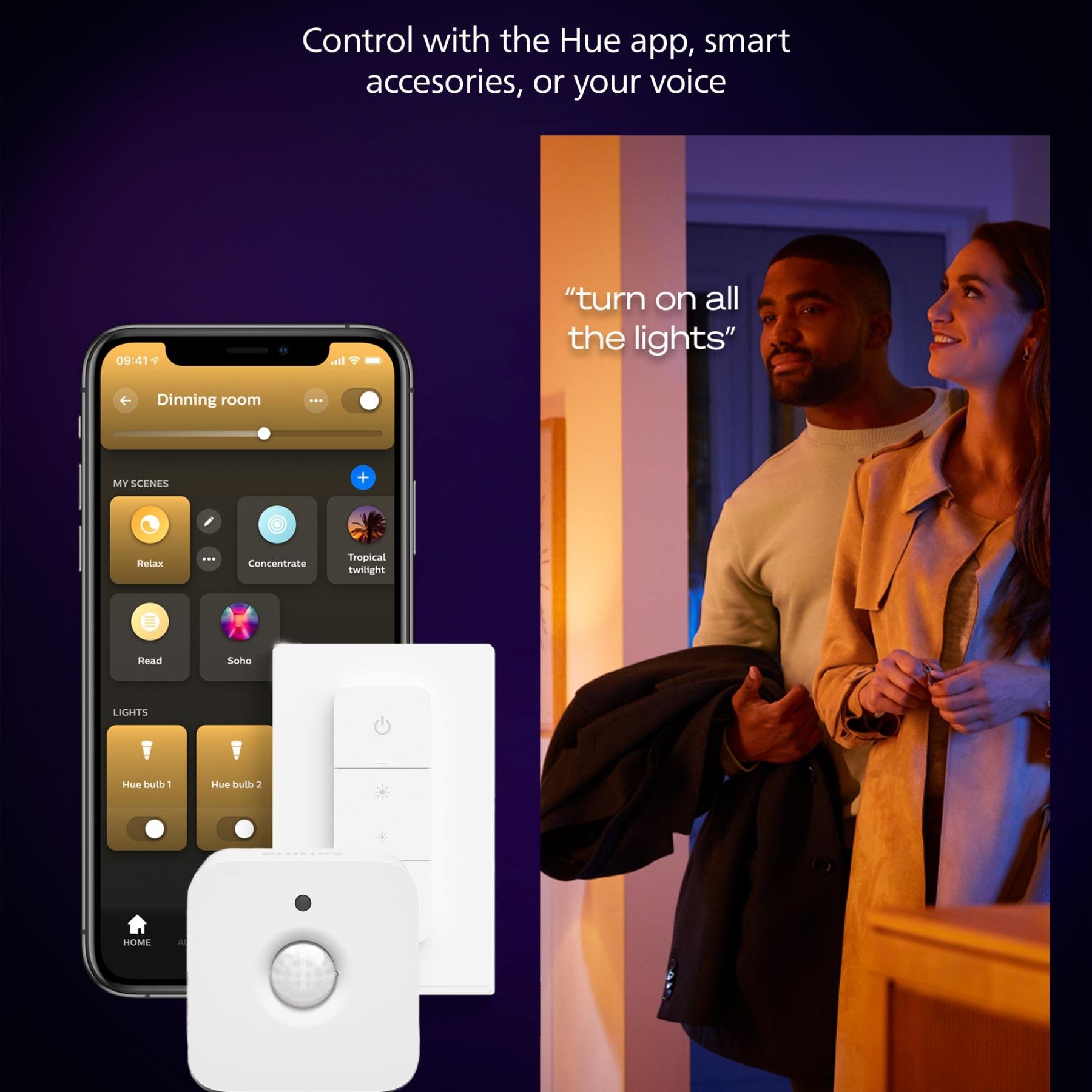 PH 8720169392427 Hue Essential WCA 345 žárovka 4,7W, 345lm, GU10 2200-6500K RGB - PHILIPS (obrázek 10)