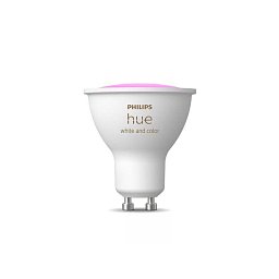 Obrázek pro produkt Hue WACA LED žárovka GU10 4,2W 400lm 2000-6500K RGB CRI80 IP20 - PHILIPS