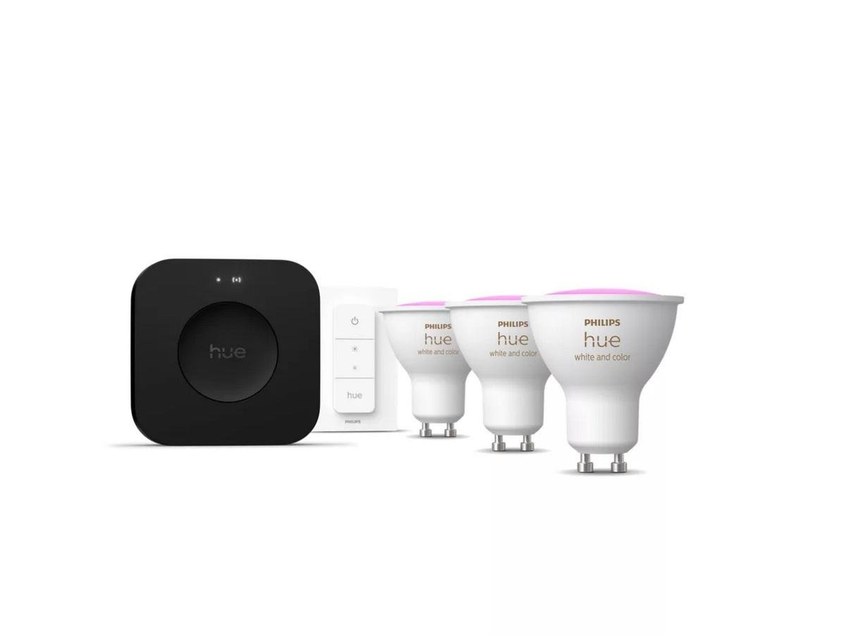 Levně PH 8720169374546 Hue WCA 3x LED žárovka, 4,2W, 400lm, ovladač, bridge - PHILIPS
