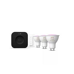 Obrázek pro produkt Hue WCA 3x LED žárovka, 4,2W, 400lm, ovladač, bridge - PHILIPS