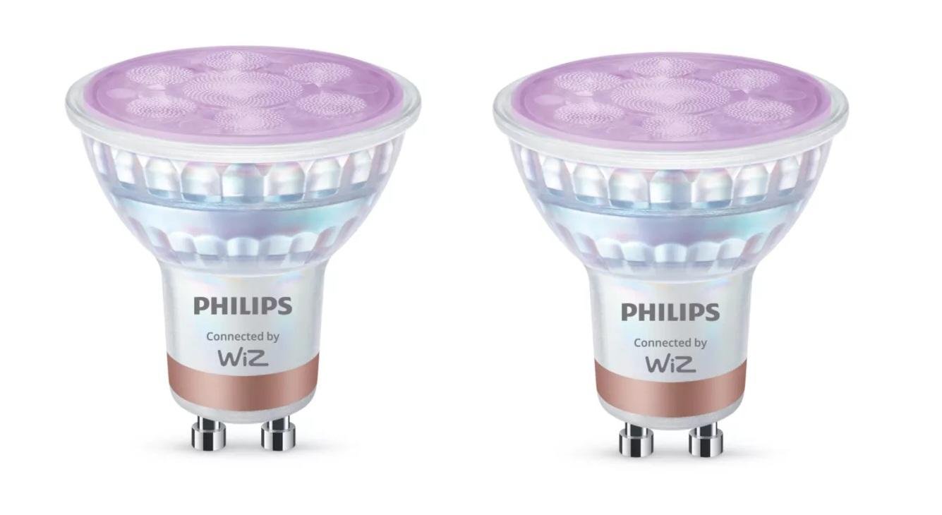 PH 8720169296763 WiZ Smart LED 50W bodové světlo PAR16, 2× GU10 345lm 2200-6500K RGB - PHILIPS