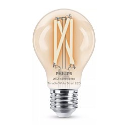 Obrázek pro produkt WiZ Smart LED Žárovka Filament čirá 7 W (ekv. 60 W) 806lm 2700-6500K A60 E27 - PHILIPS