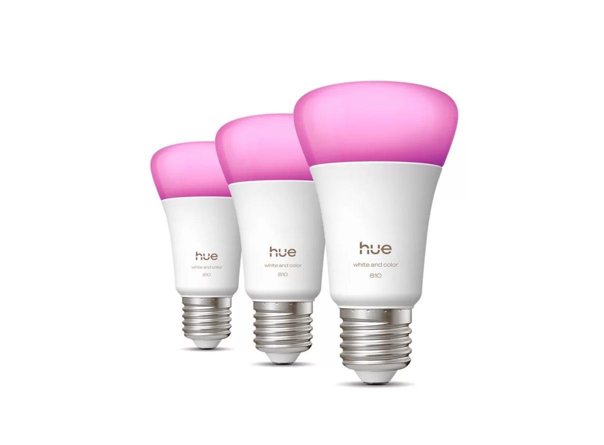 PH 8720169364424 Hue WCA 810 smart žárovka A60 E27,6W, 810lm (3ks), 1000-20000K RGB - PHILIPS