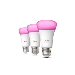 Obrázek pro produkt Hue WCA 810 smart žárovka A60 E27,6W, 810lm (3ks), 1000-20000K RGB - PHILIPS