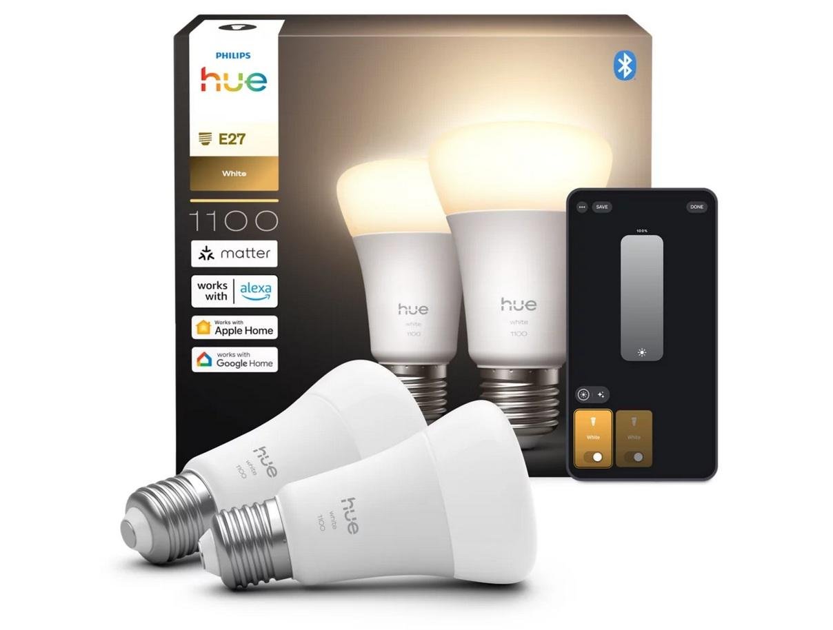 PH 8720169365797 Hue W 1100 smart žárovka A60 E27, 9,5W, 1100lm, teplá bílá (2 ks) - PHILIPS (obrázek 4)