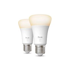 Obrázek pro produkt Hue W 1100 smart žárovka A60 E27, 9,5W, 1100lm, teplá bílá (2 ks) - PHILIPS