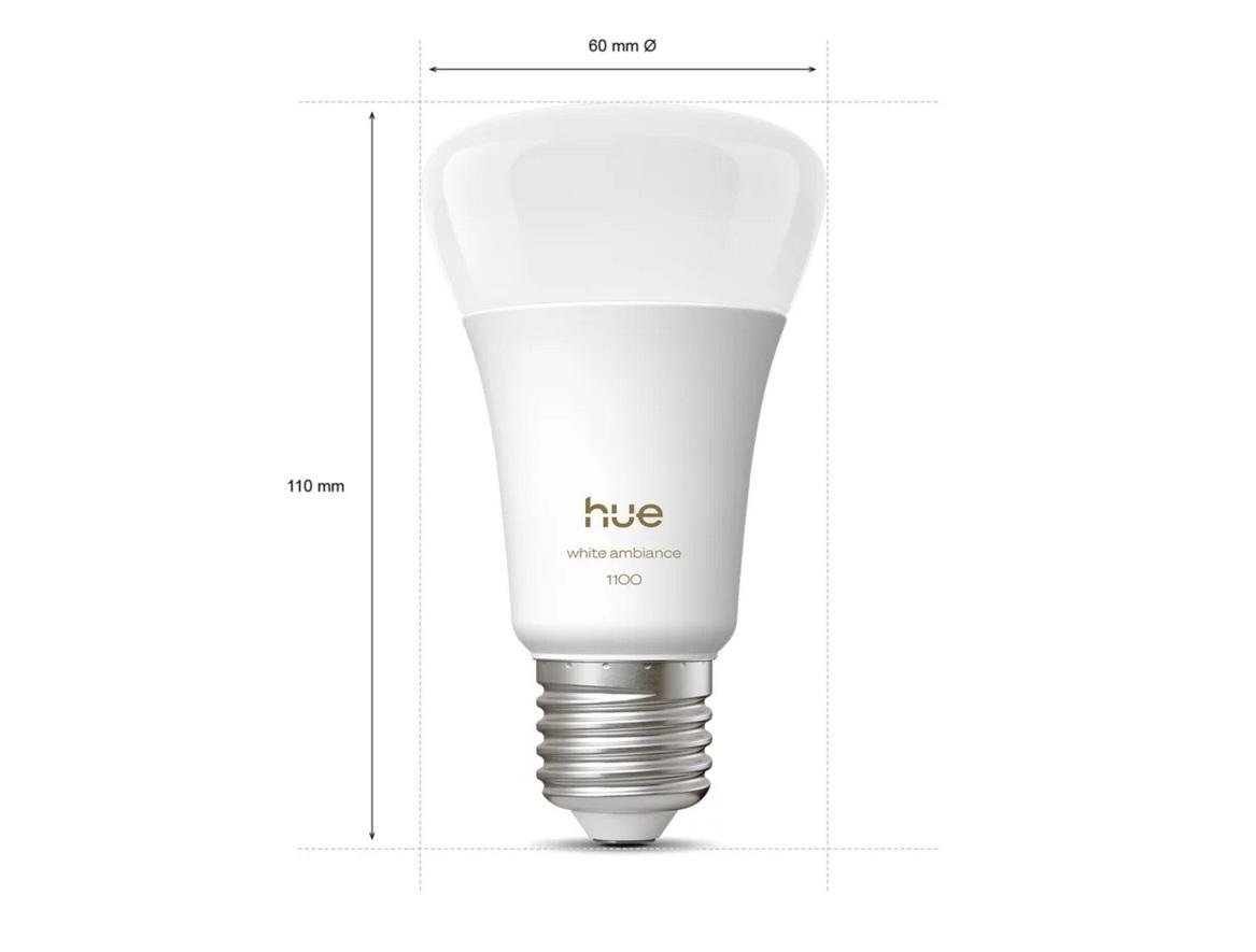 PH 8720169364868 Hue WA 1100 smart žárovka A60 E27, 9,5W, 1100lm, 1000-20000K (2 ks) - PHILIPS (obrázek 3)