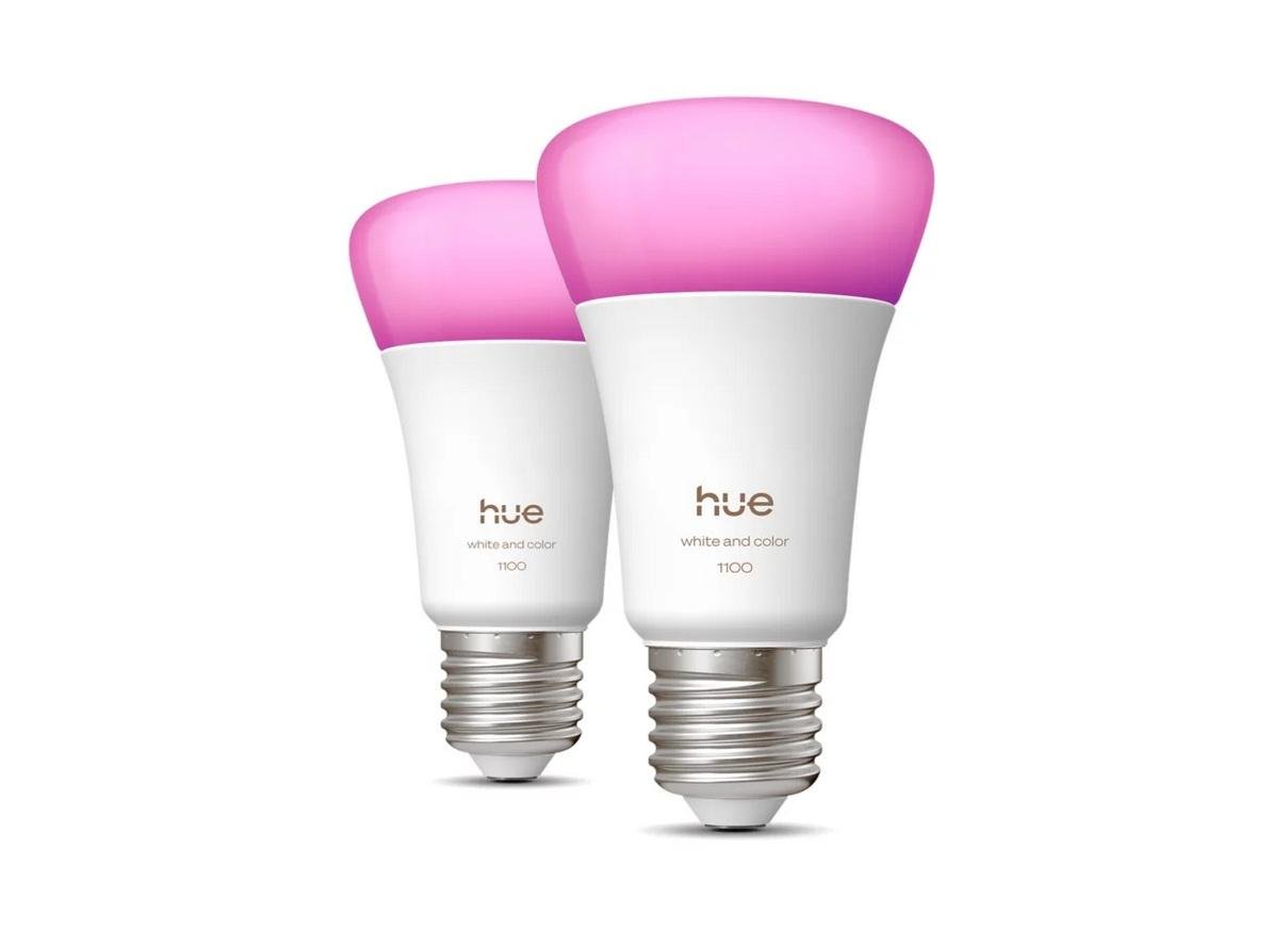 Levně PH 8720169365735 Hue WCA 810 smart žárovka A60 E27, 8,1W, 1100lm (2ks), 1000-20000K RGB - PHILIPS