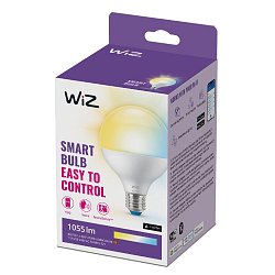 Obrázek pro produkt WiZ LED žárovka E27 G95 Globe 11W 1055lm 2700-6500K CRI80 IP20, stmívatelná - PHILIPS