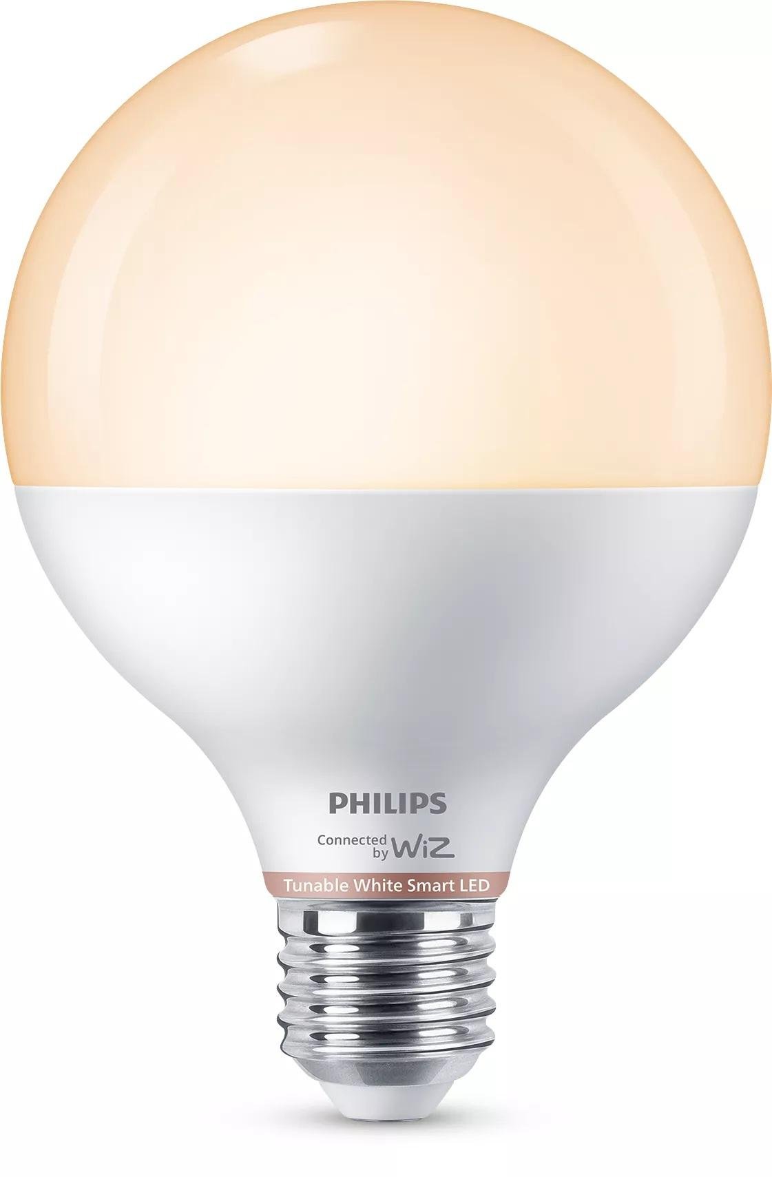 PH 8720169303058 WiZ Smart LED Žárovka kulová, 75 W, G95 E27 1055lm 2700-6500K - PHILIPS
