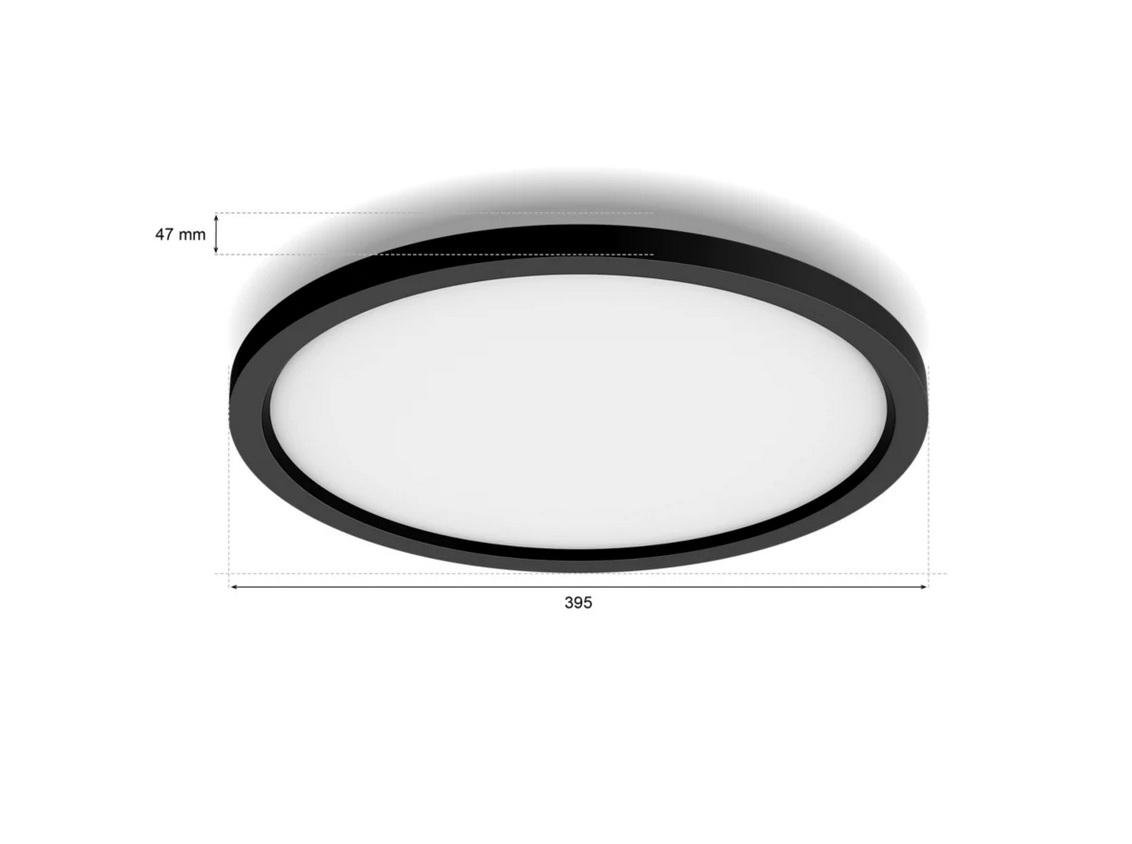 PH 8720169329072 Hue Aurelle přisazený LED panel RD S (kulatý) O 39,5 cm, černá, 2200-6500K - PHILIPS (obrázek 3)
