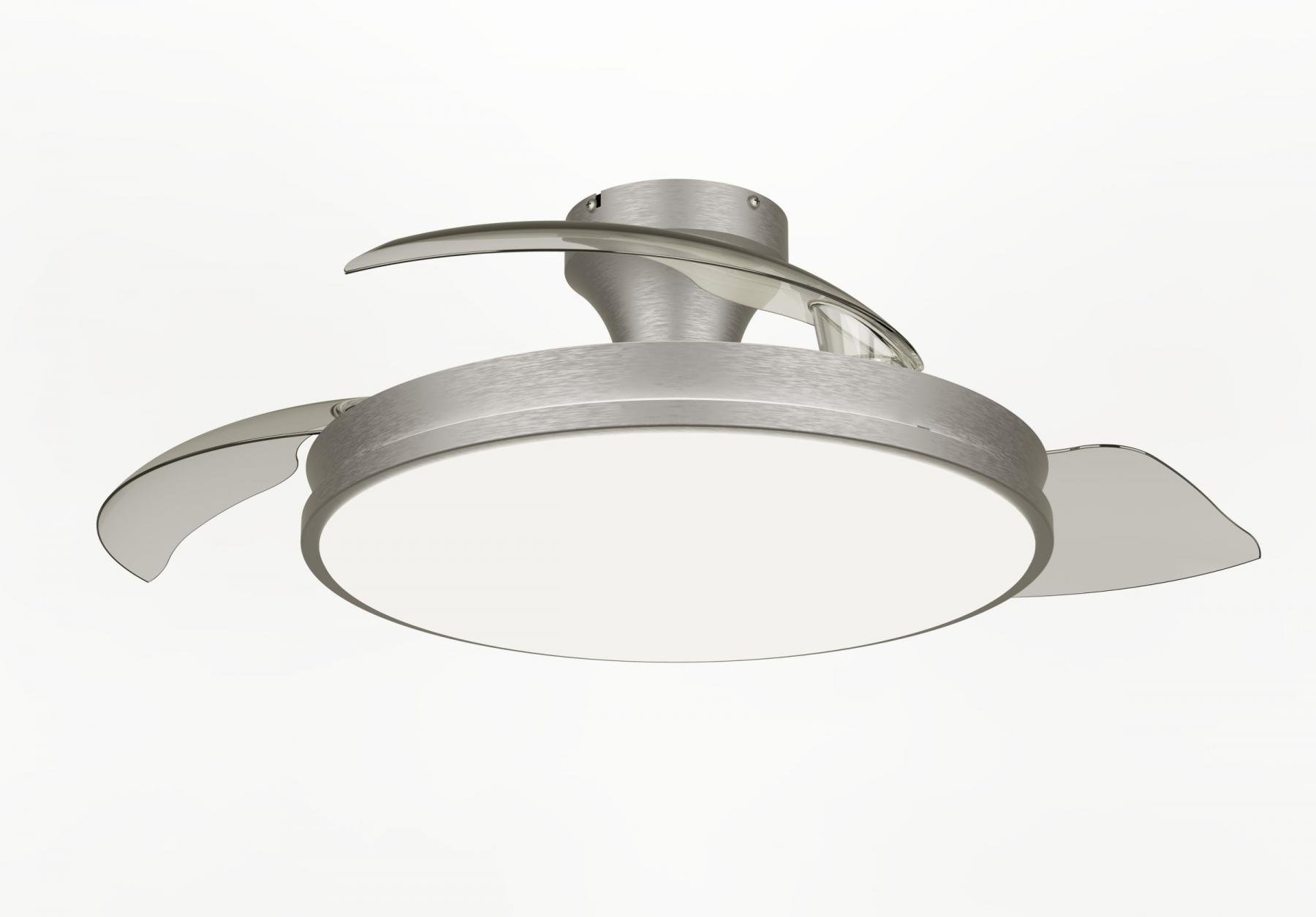 PH 8721103096081 Atlas DC stropní ventilátor a svítidlo 28W+35W nikl - PHILIPS