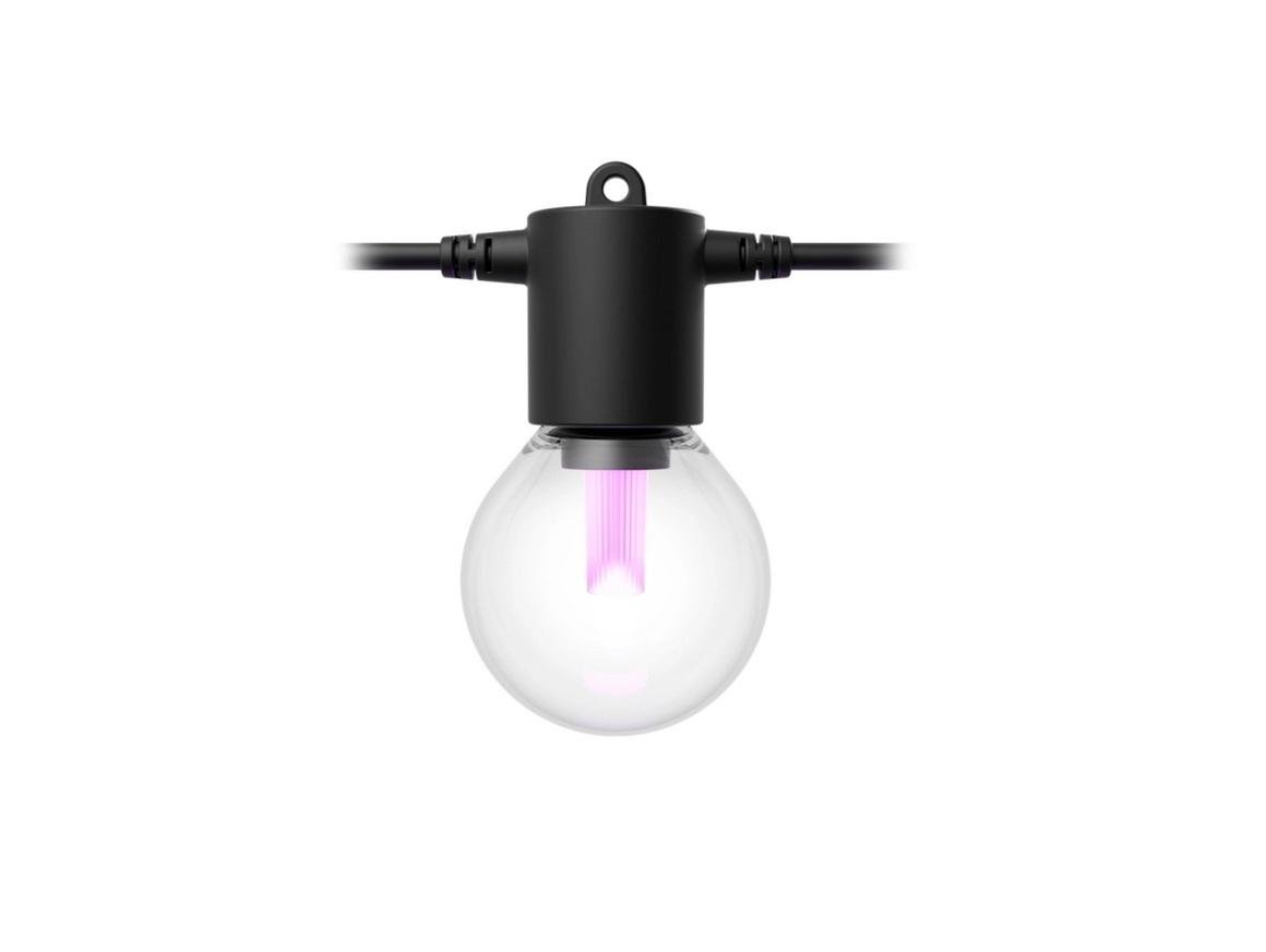 PH 8721103063717 Hue Festavia Globe prodloužení - venkovní řetěz, 7m, 10 žárovek, černý 1000-20000K RGB - PHILIPS (obrázek 3)