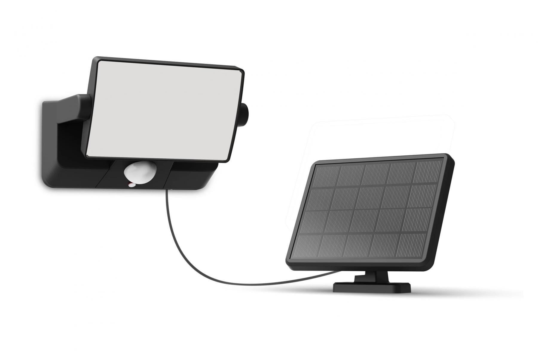 PH 8721103105653 Fyns solární bezpečnostní nástěnné svítidlo 8,2W 3000K se senzorem černé - PHILIPS