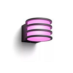 Obrázek pro produkt Hue Lucca venkovní nástěnné LED svítidlo A60 WCA antracit 1000-20000K RGB - PHILIPS