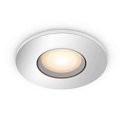 Obrázek pro produkt Hue WA Adore koupelnové zápustné svítidlo 1x GU10 LED 4,2W 400lm 2200-6500K 9cm kulaté IP44, chrom - PHILIPS