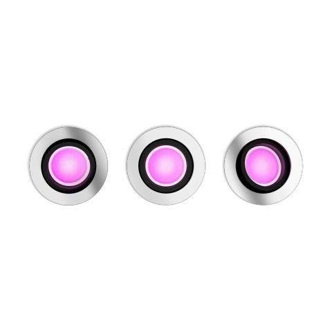 PH 8720169318854 Hue WACA Centura podhledové LED svítidlo 3x GU10 5,7W 350lm 2000-6500K RGB kulaté IP20 hliník - PHILIPS (obrázek 4)