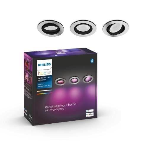 PH 8720169318854 Hue WACA Centura podhledové LED svítidlo 3x GU10 5,7W 350lm 2000-6500K RGB kulaté IP20 hliník - PHILIPS (obrázek 5)