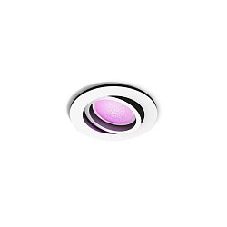Obrázek pro produkt Hue WACA Centura podhledové LED svítidlo GU10 5,7W 350lm 2000-6500K RGB IP20 kulaté, bílé - PHILIPS