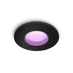 Obrázek pro produkt Hue WACA Xamento podhledové LED svítidlo 1x GU10 5.7W 350lm 2000-6500K RGB IP44, černé - PHILIPS