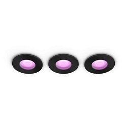 Obrázek pro produkt Hue WACA Xamento podhledové LED svítidlo 3x GU10 5.7W 350lm 2000-6500K RGB IP44, černé - PHILIPS