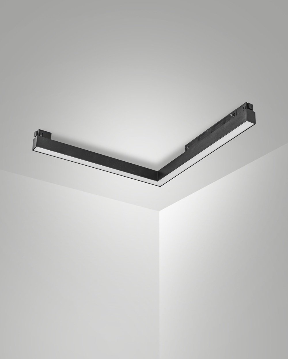 Levně FABAS 6525-43-163 Lineární LED modul Ermes rohový 2236lm 2700K On/Off černá - FABAS