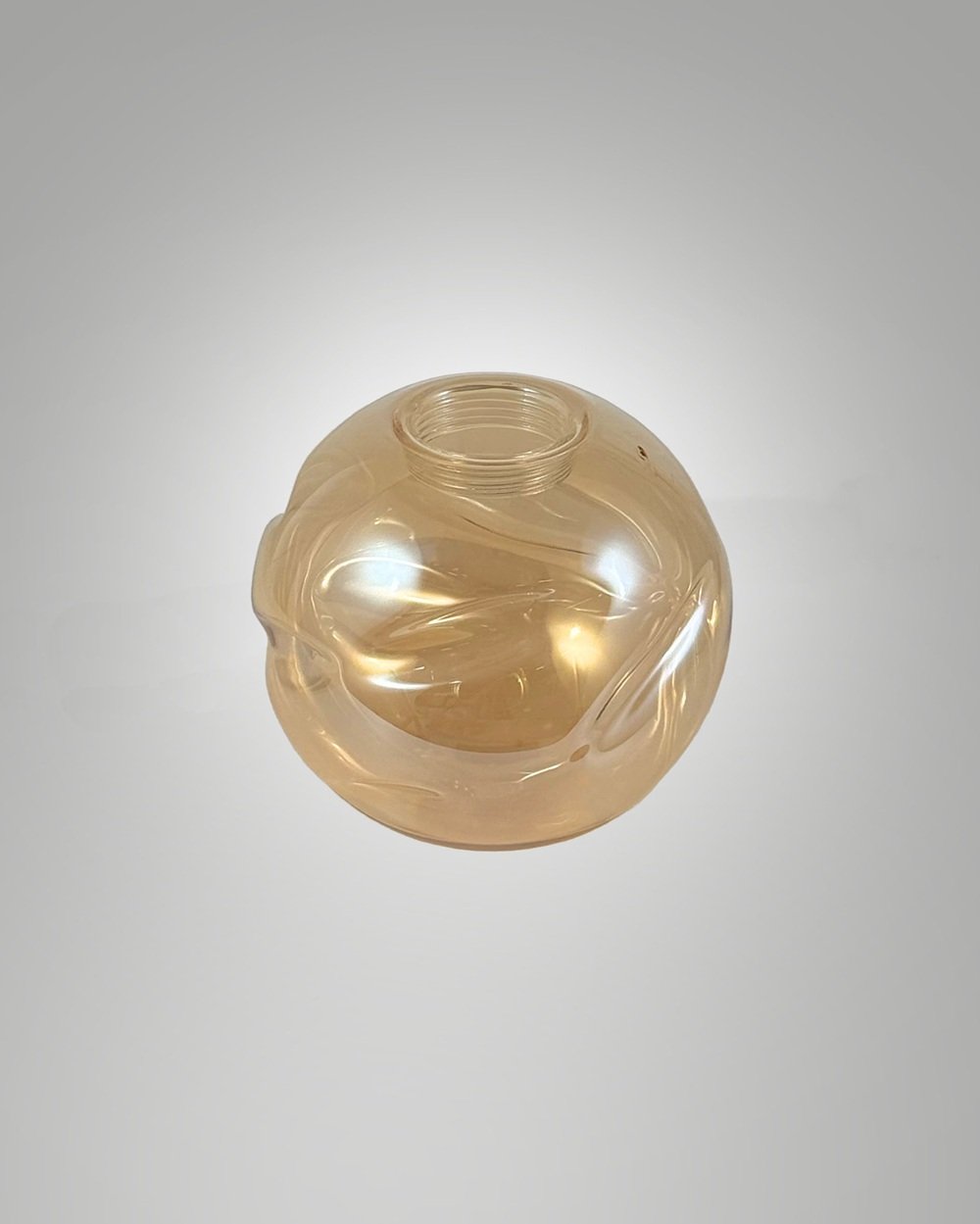 Levně FABAS 3848-51-125 Stínidlo Kit Luci Glass pro závěsnou základnu 8W amber - FABAS