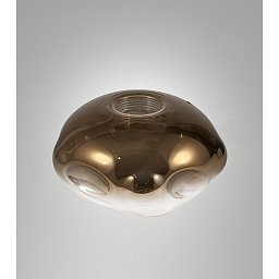 Obrázek pro produkt Stínidlo Kit Luci Glass pro závěsnou základnu 8W bronz - FABAS