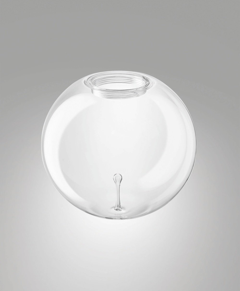 Levně FABAS 3805-51-372 Stínidlo Kit Luci Glass pro závěsnou základnu 14W průhledná/kapka - FABAS