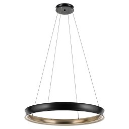 Obrázek pro produkt Závěsné svítidlo Larousse LED 110W 3000K 1800lm černá / bronz 100cm - Elstead