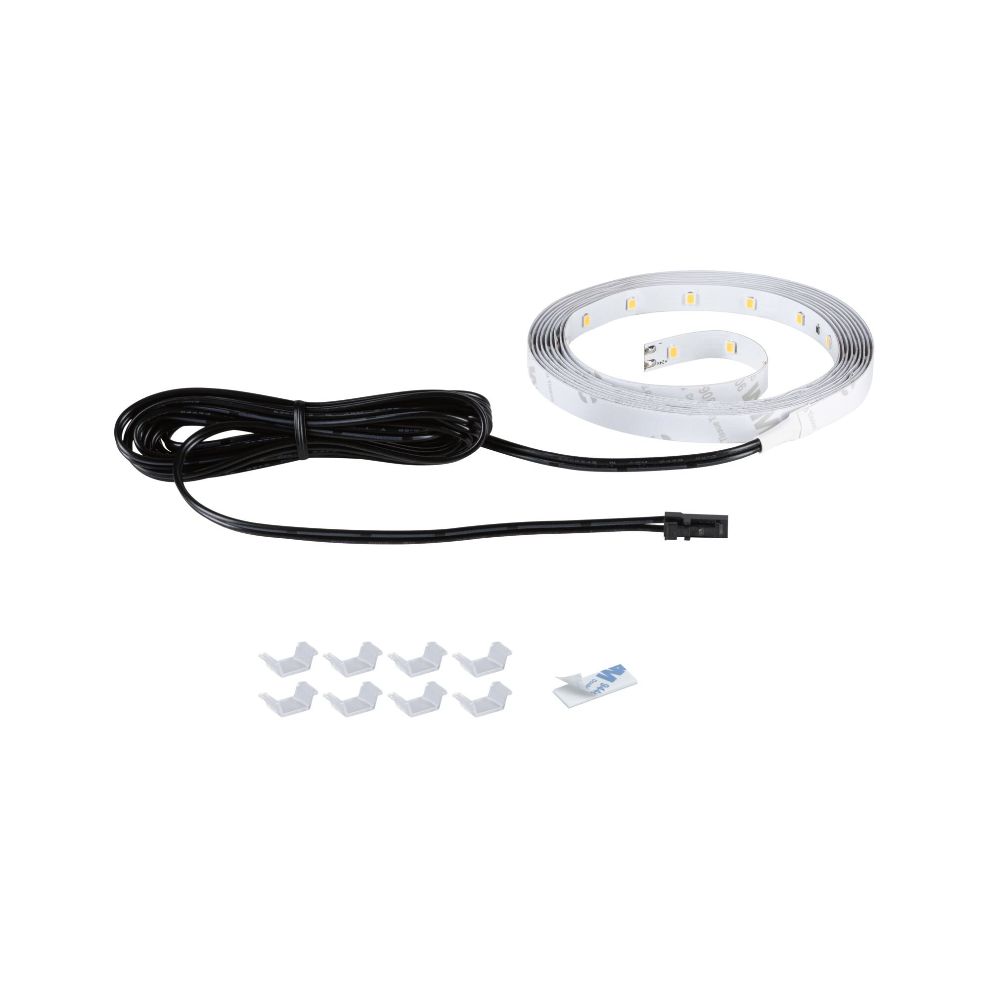 P 79577 LED Strip Akustický Panel prodloužení 2,4m 3000K černá - PAULMANN