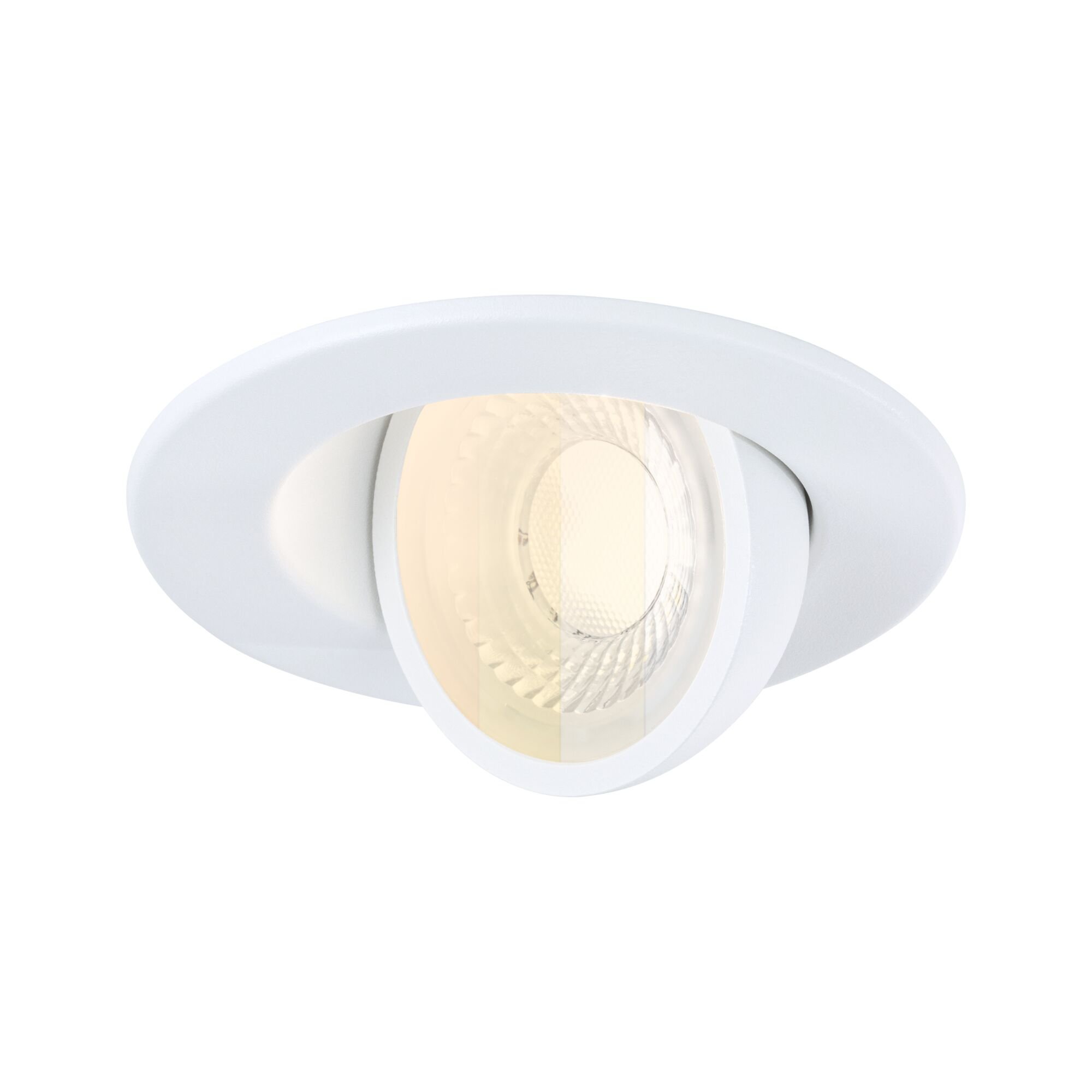P 92411 LED vestavné svítidlo Zina IP65 5W / 8W 230V stmívatelné 2700 - 4000K bílá mat - PAULMANN
