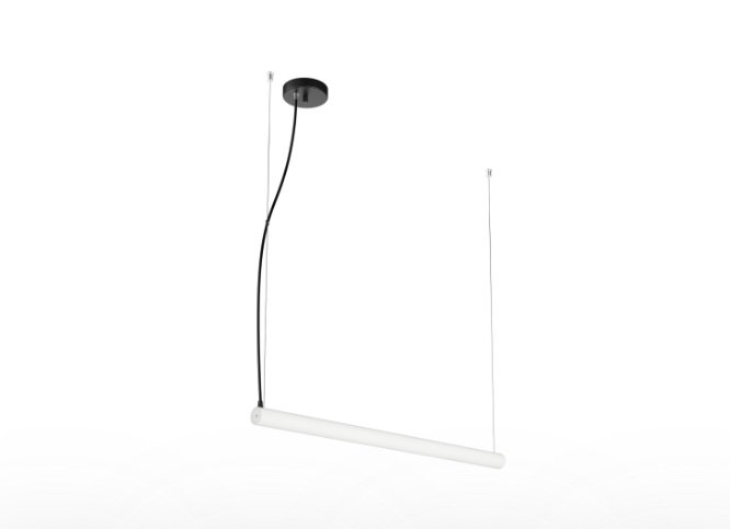 OS SUB60054 SUBRA LH2 závěsné LED svítidlo ON/OFF černé s matným stínidlem 24W 3290lm 3000K - OSMONT