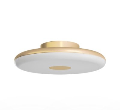 OS ZET60110 ZETA 1 UP/DOWN přisazené LED svítidlo ON/OFF 31W+11W 3470lm+1170lm 3000K IP40 pískově zlaté - OSMONT