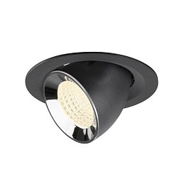 Obrázek pro produkt Zápustné stropní svítidlo NUMINOS® GIMBLE M černá/chrom 4000K 55° - BIG WHITE (SLV)