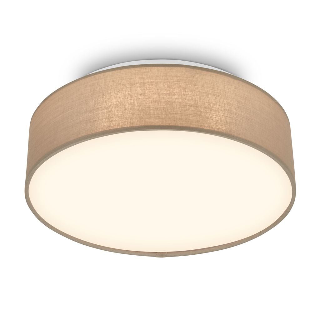 BRI 4068012 DUCK LED stropní svítidlo látkové 16W 1800lm 3000K 30cm béžová - BRILONER