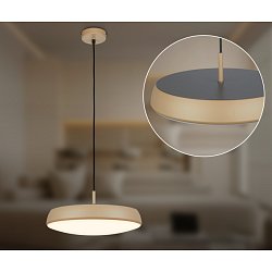 Obrázek pro produkt NALA závěsné svítidlo anthracit / macchiato LED 14,5W 1800lm 3000K Ø35cm - BRILONER