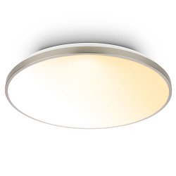Obrázek pro produkt Stropní svítidlo COMPETO CCT LED matný nikl 48W 5300lm 2200-4000K dálk.ovladač - BRILONER