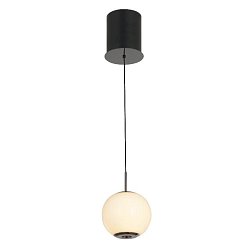 Obrázek pro produkt Závěsné svítidlo LUBERON černé 8W 600lm 3000K stmívatelné - GeeTi